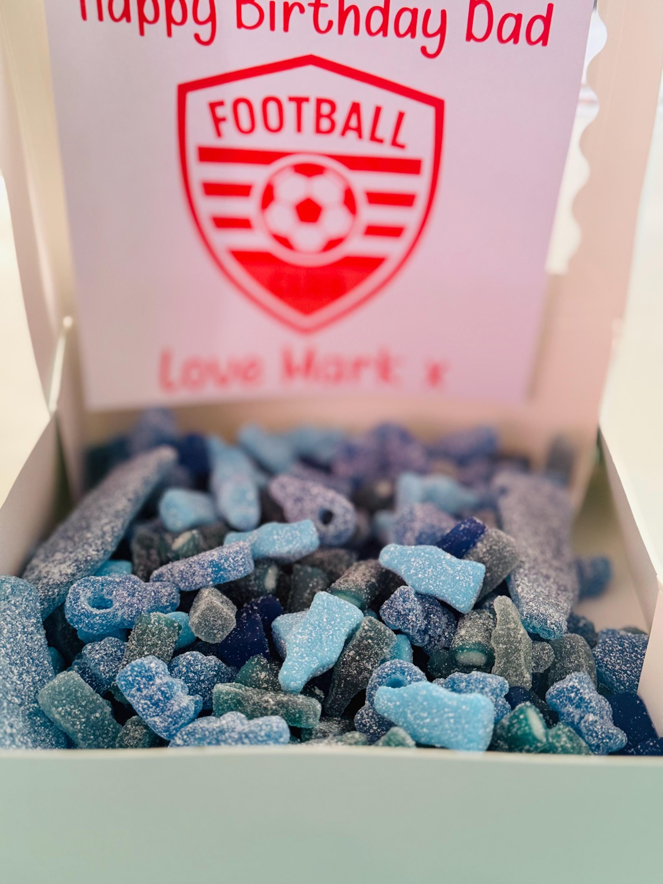 Sweets - For Him Football Blue Mix