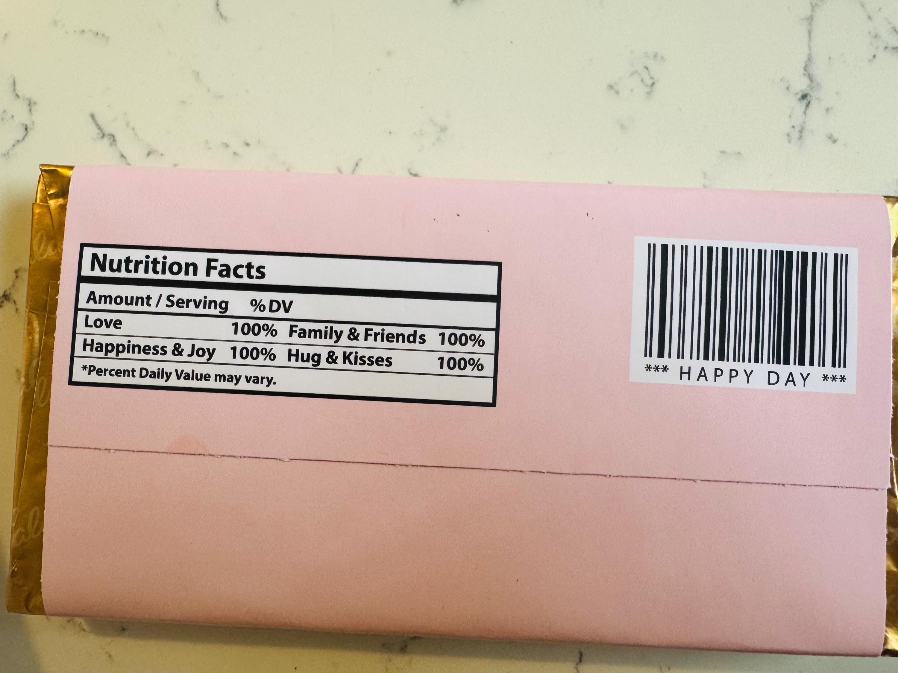 Sweets - With Personalised Chocolate Bar