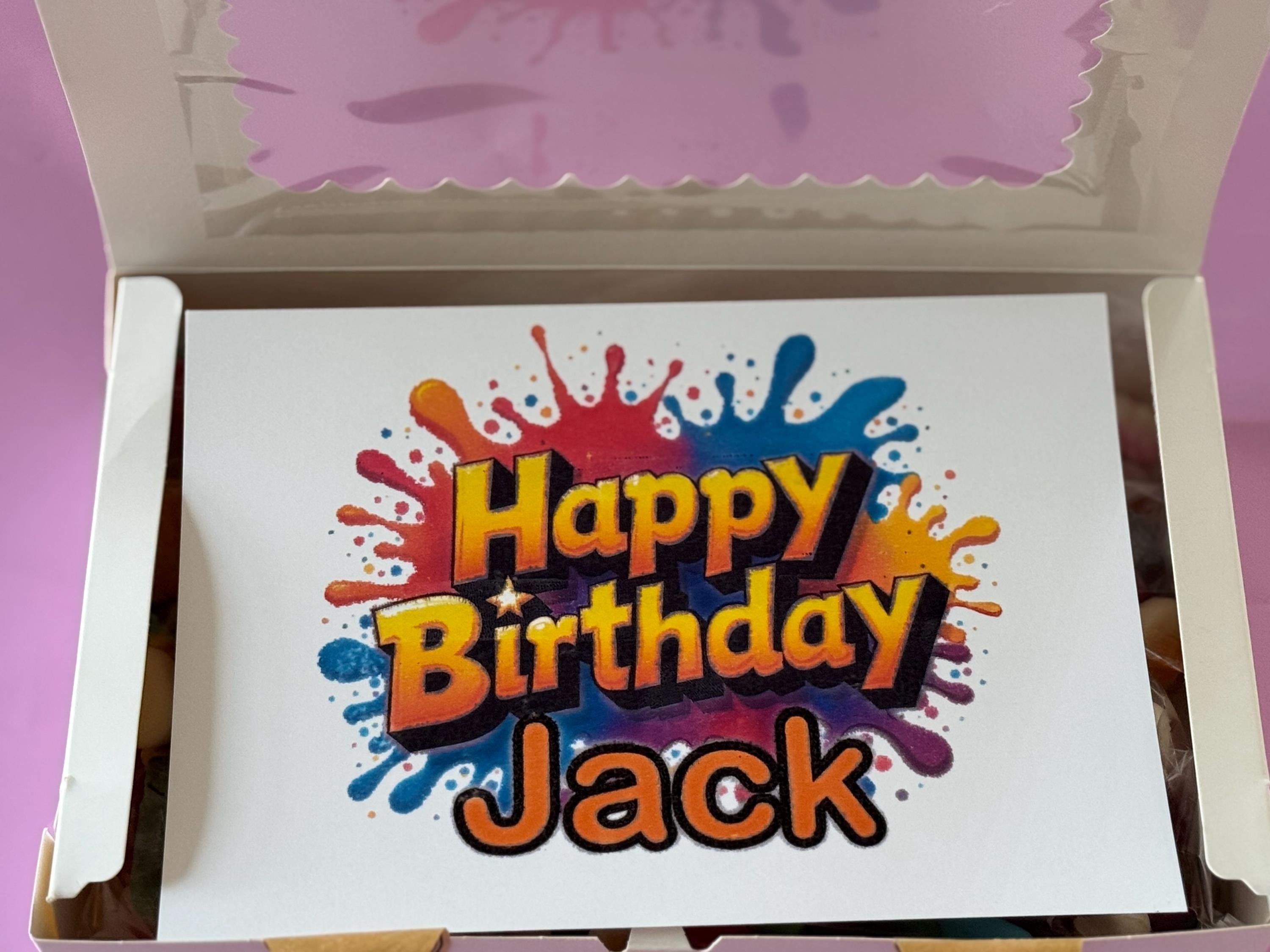 Sweets - Personalised Birthday Name