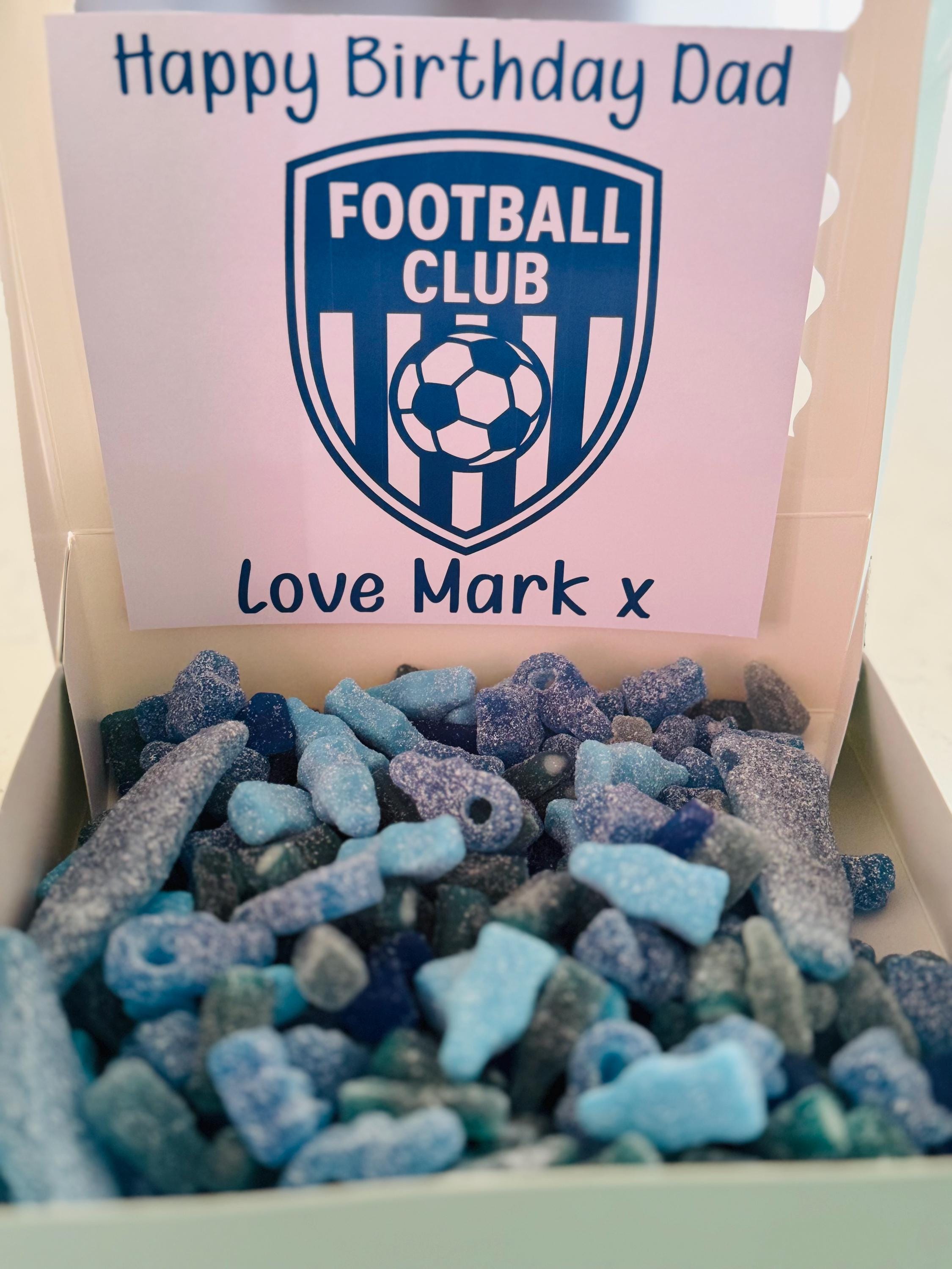 Sweets - For Him Football Blue Mix
