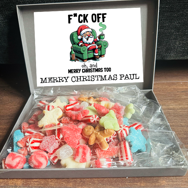 Sweets - Box F Off Santa