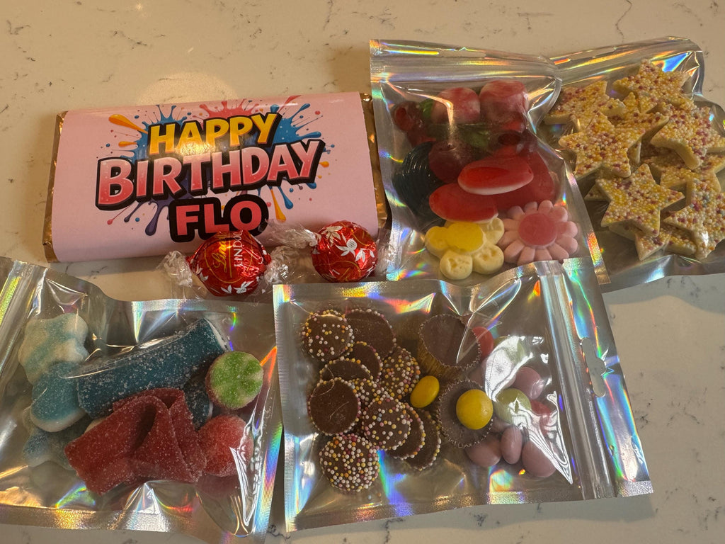 Sweets - With Personalised Chocolate Bar
