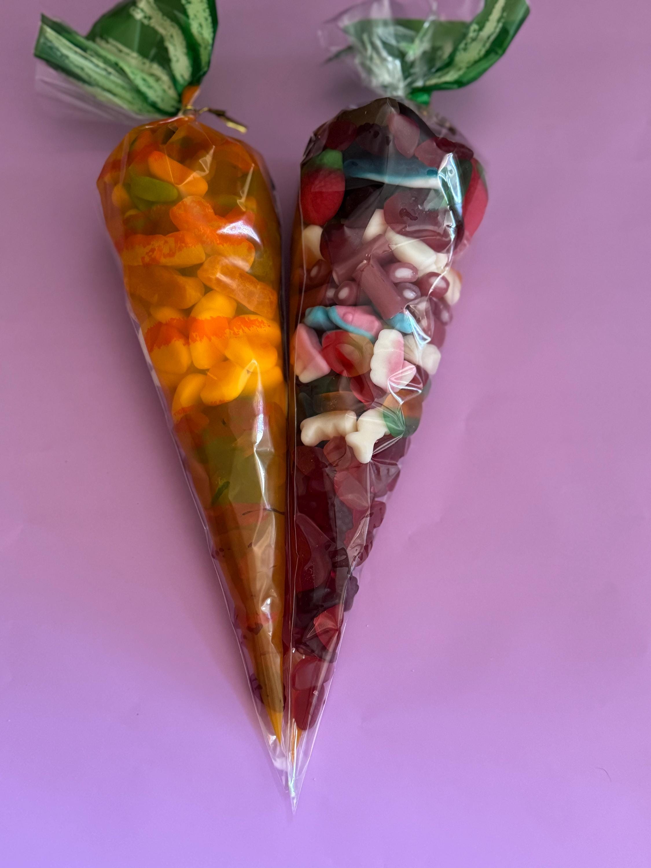 Sweets Carrot Cone  Sweet Cone  Birthday Treats, Celebrations , Sweets, Gift,  Present, Easter Bunny. Easter Hunt. Yummy Sweets