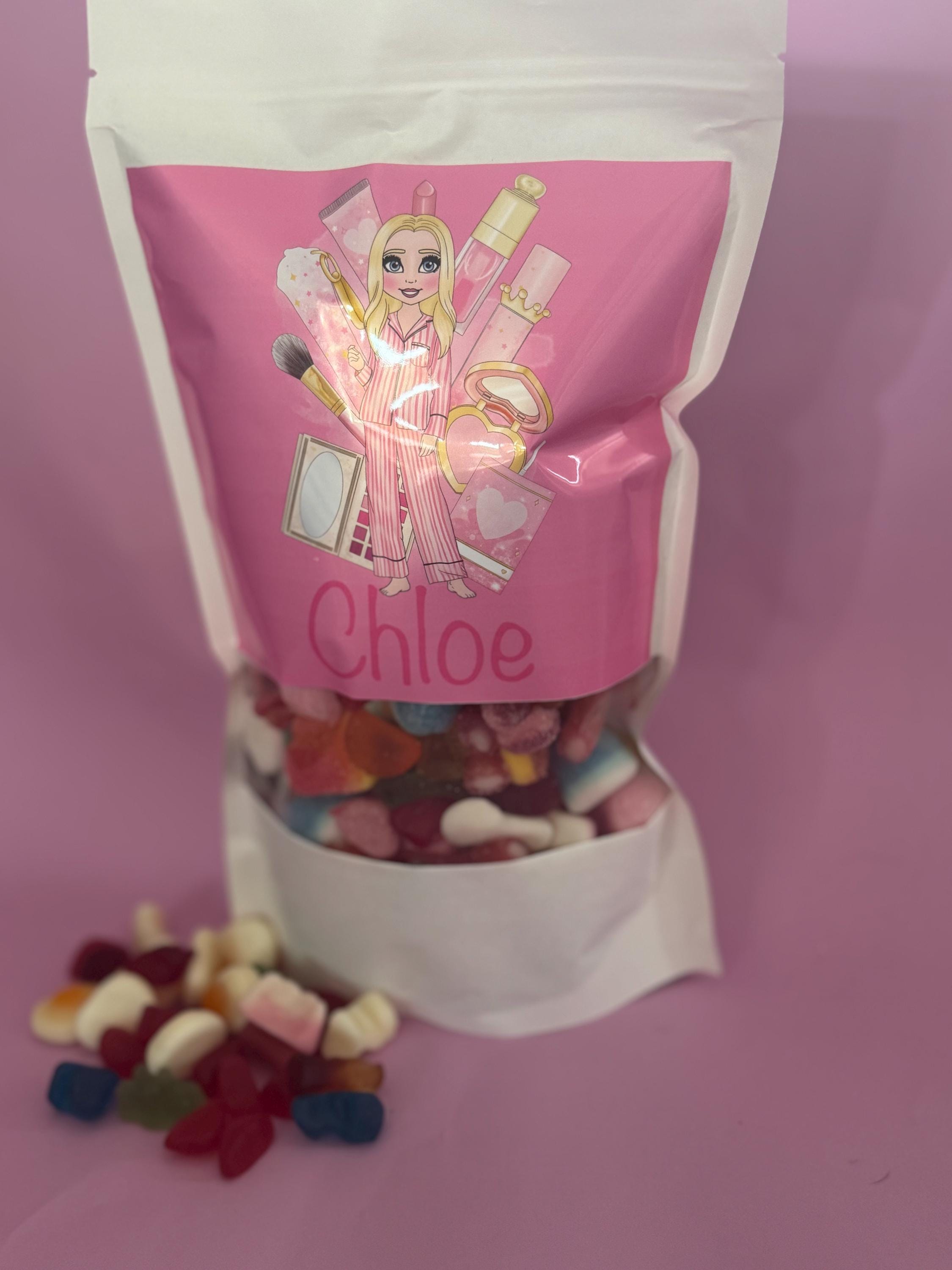 Sweets - Personalised Make Up Doll 1kg