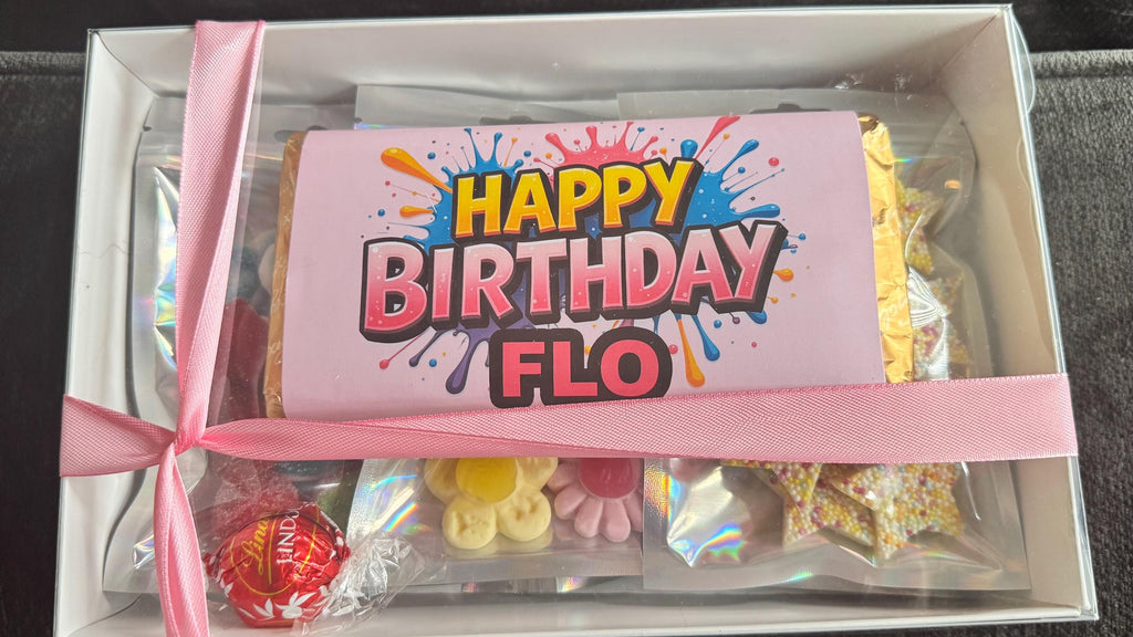 Sweets - With Personalised Chocolate Bar