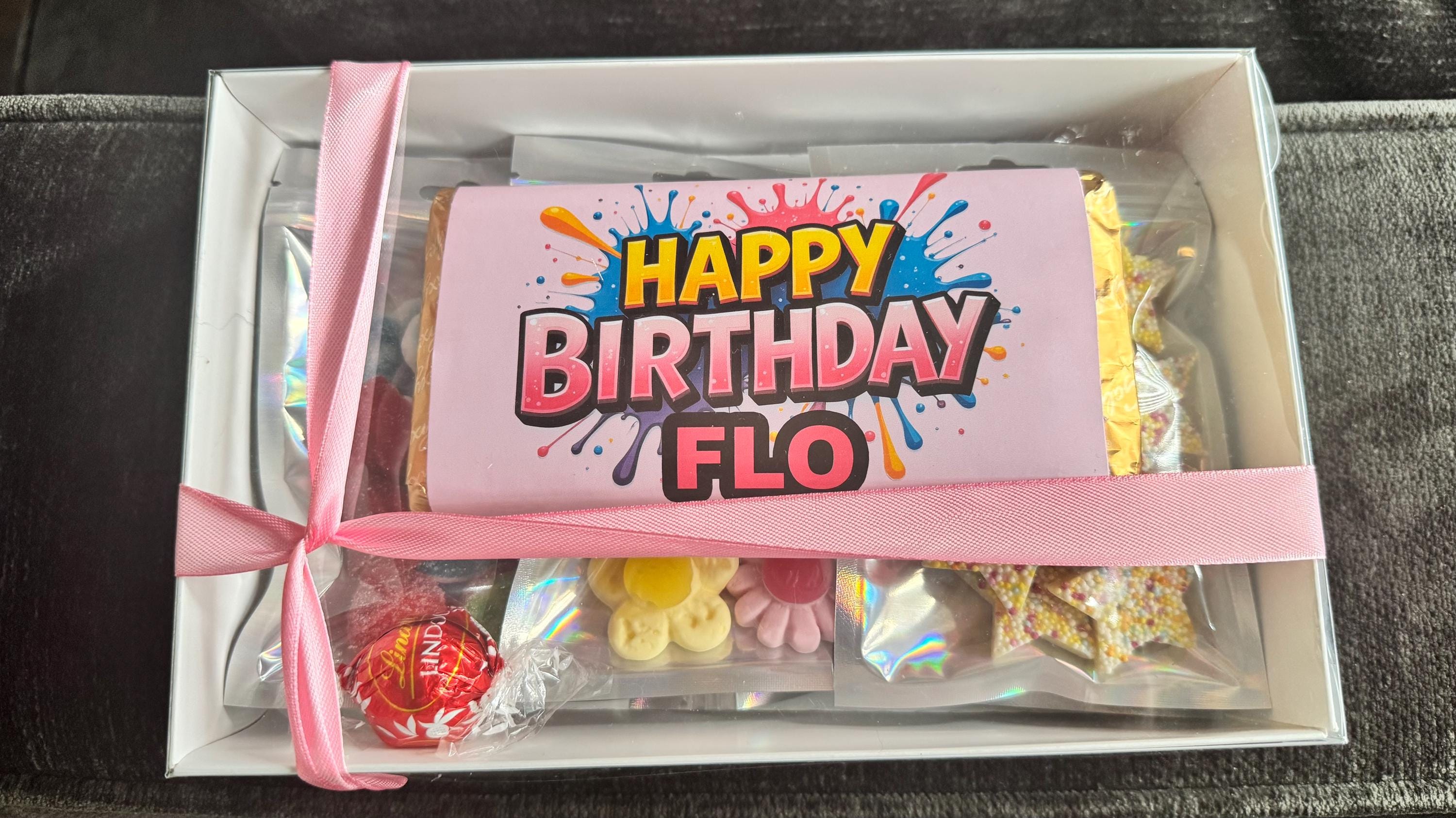 Sweets - With Personalised Chocolate Bar