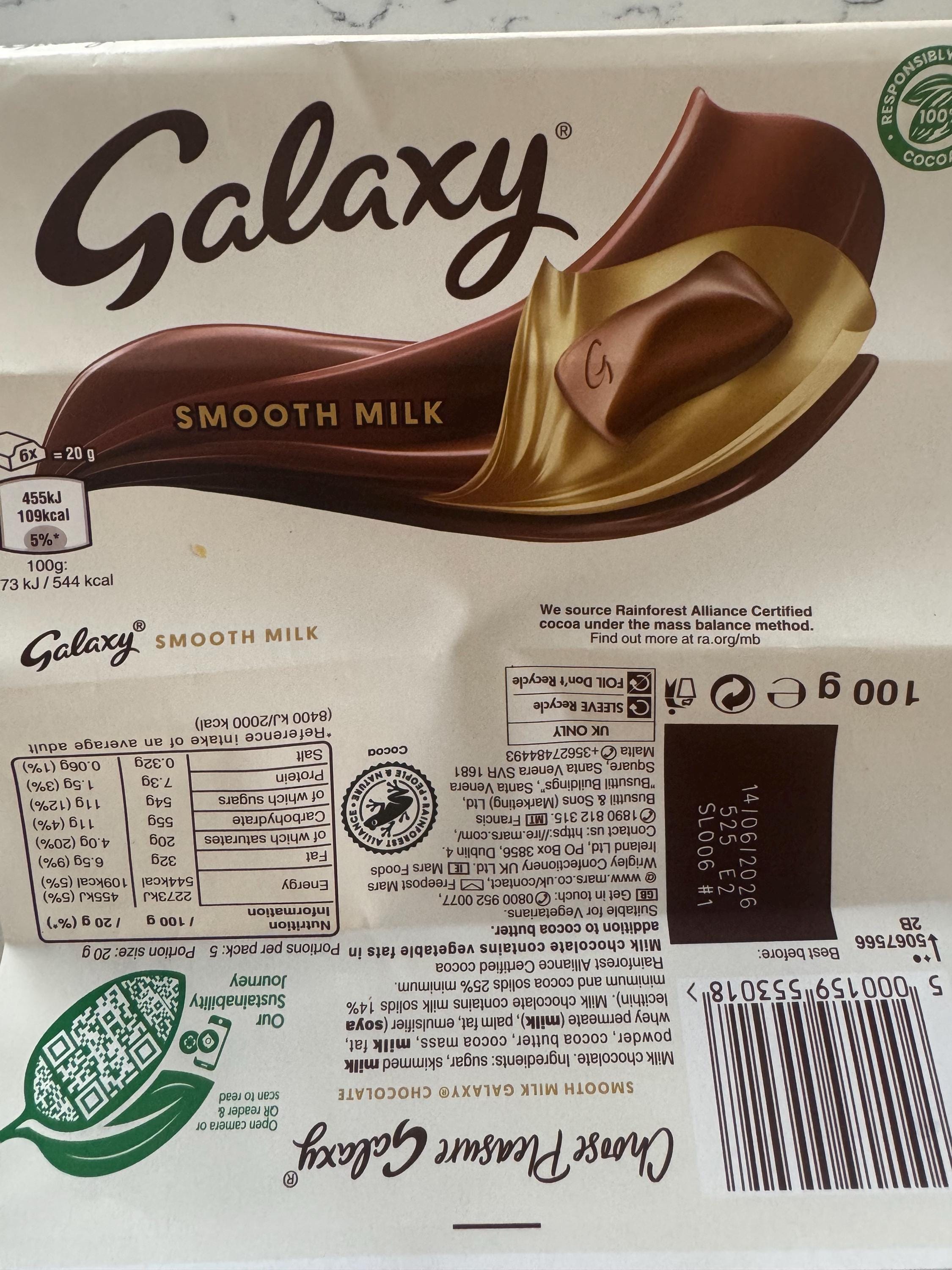 Chocolate Bar - Galaxy   Treat Treats, Celebrations , Gift, Birthday, Present Personlised Message. Christmas. Grinch