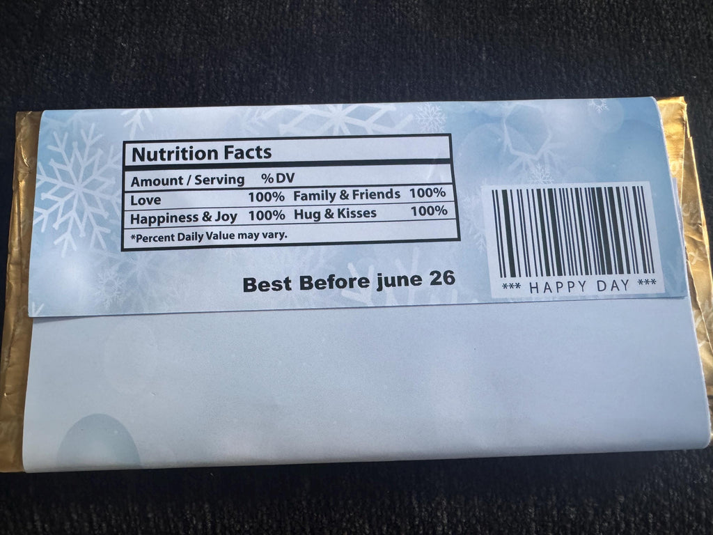 Chocolate Bar - Galaxy   Treat Treats, Celebrations , Gift, Birthday, Present Personlised Message. Christmas. Polar Express