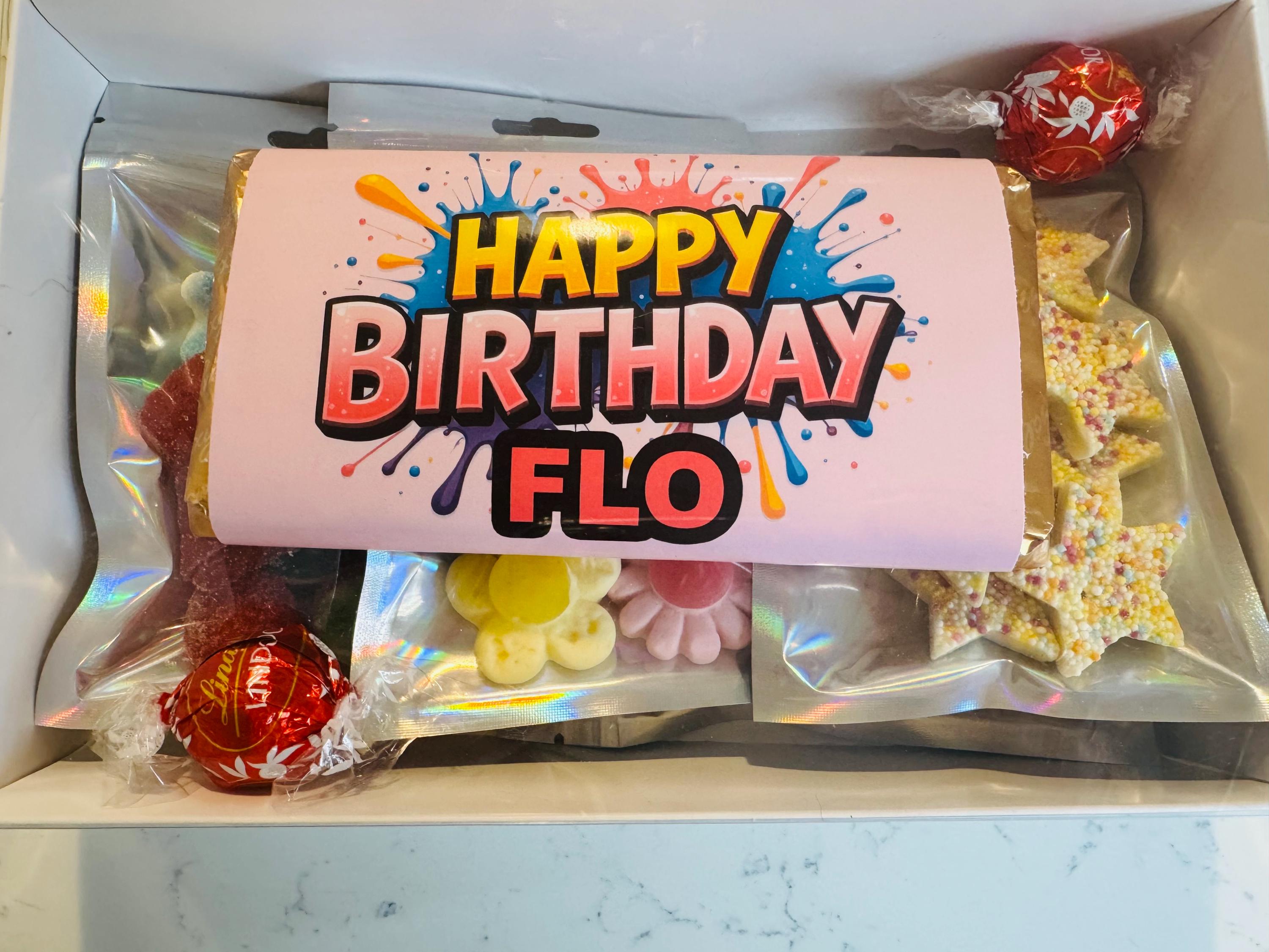 Sweets - With Personalised Chocolate Bar