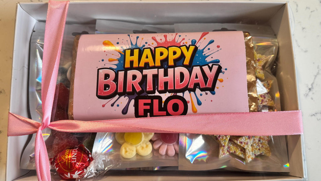 Sweets - With Personalised Chocolate Bar
