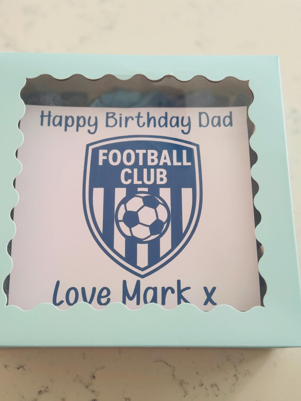 Sweets - For Him Football Blue Mix