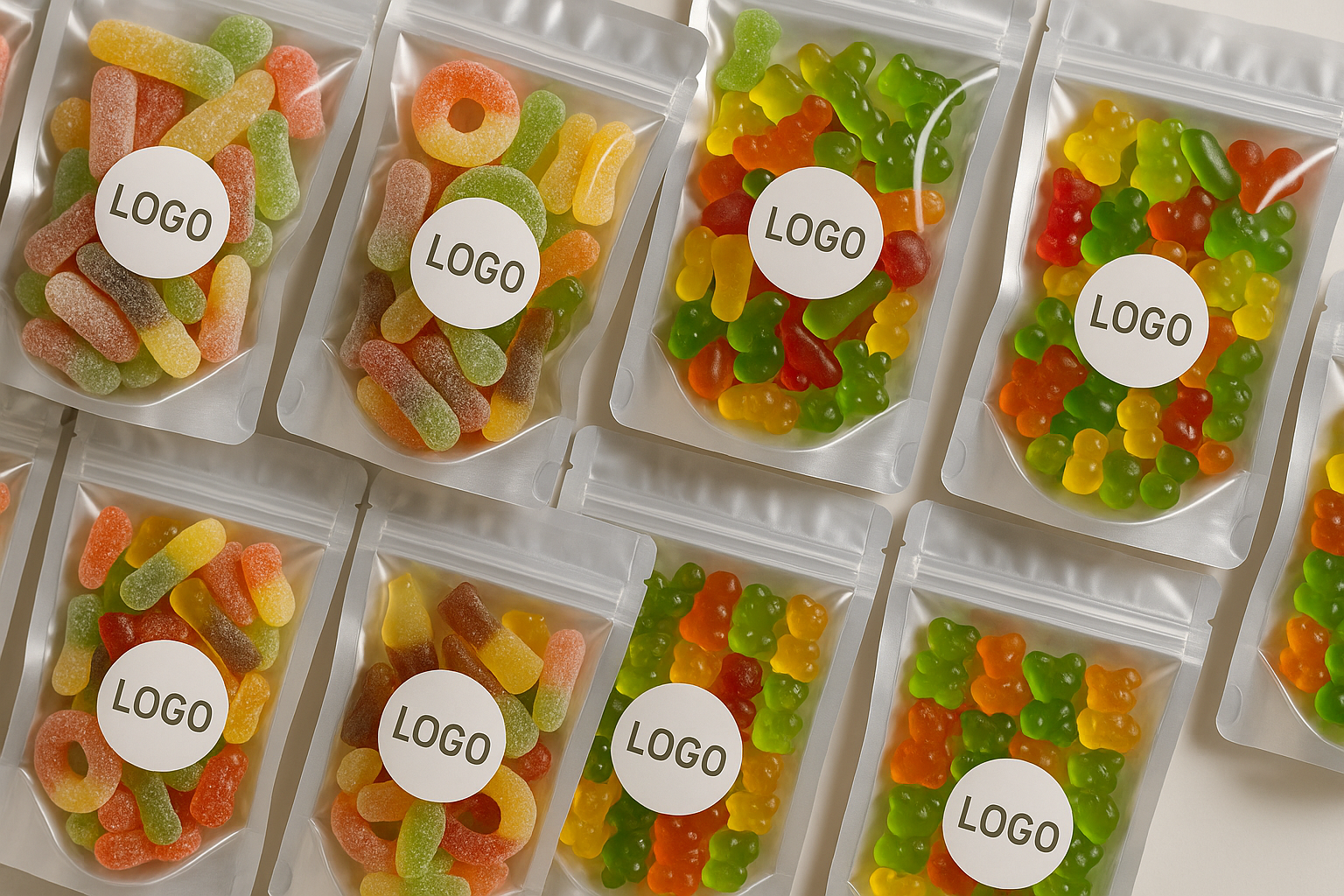 shouldl be bags of jelly sweets mixed, fizzy and non fizzy and vegan