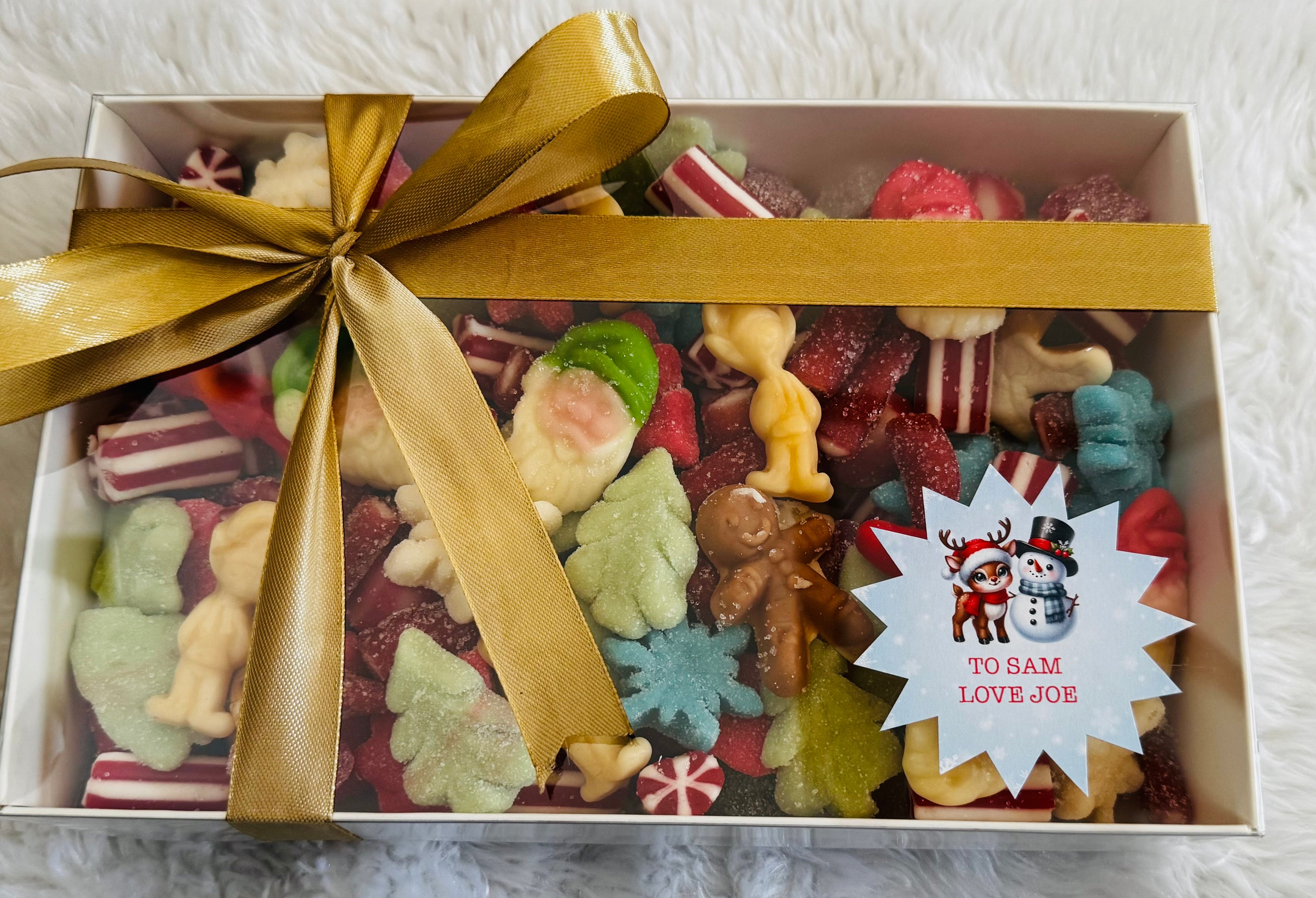 Sweets - Christmas. Personalised. Gift.