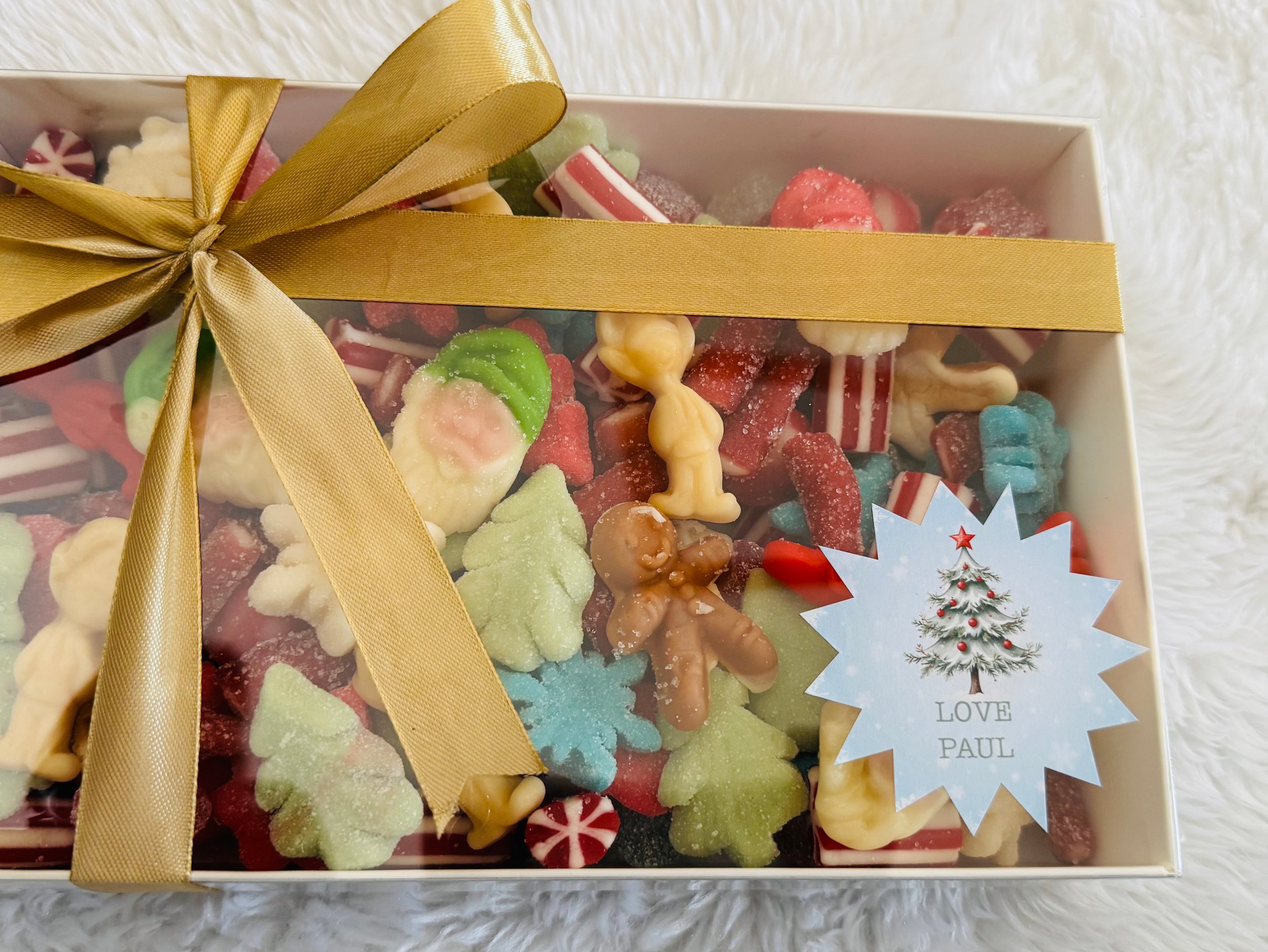 Sweets - Christmas. Personalised. Gift.
