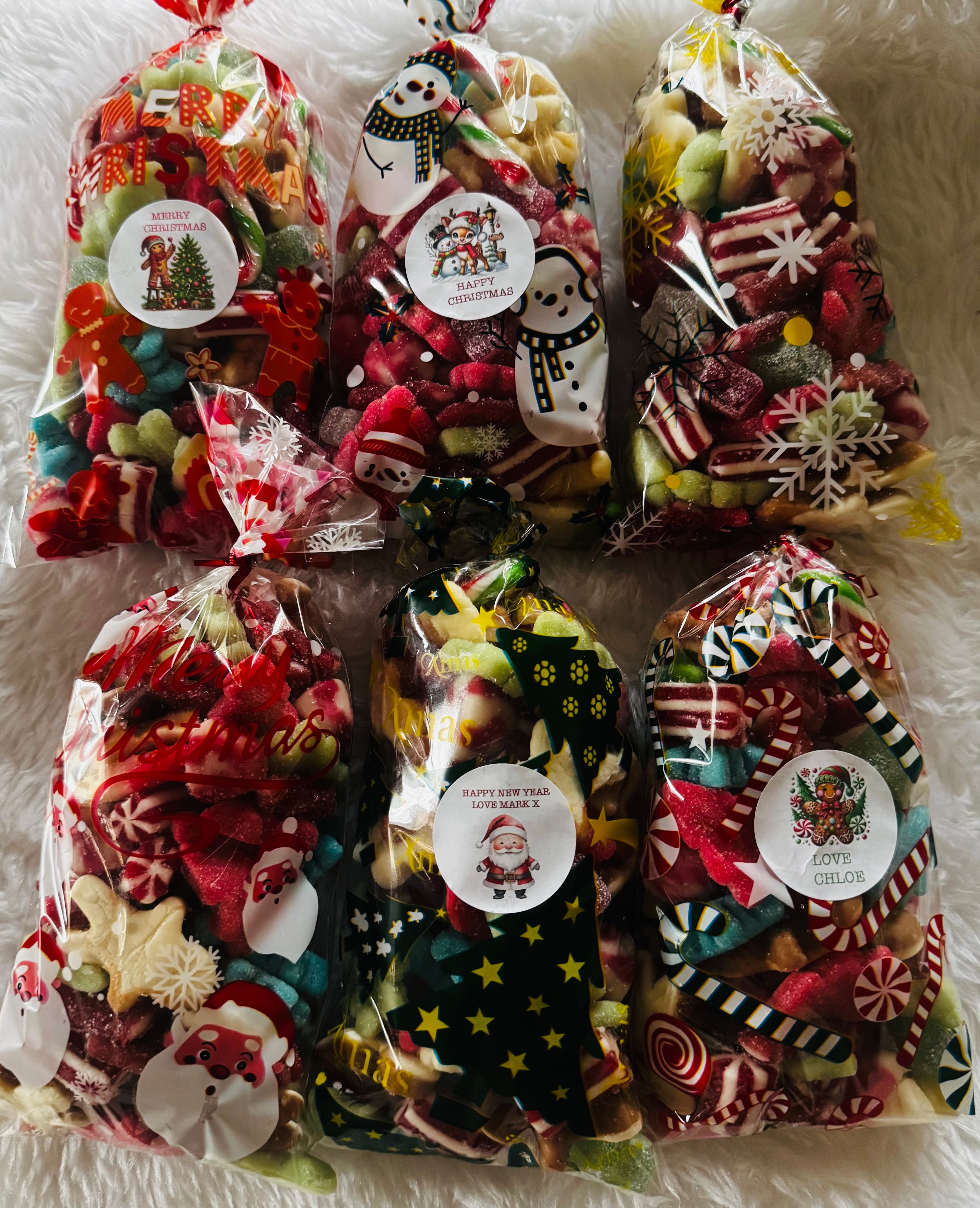 Sweets - Christmas Large Bags For Parties, Gifts & Corporate Events